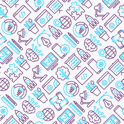 web development seamless pattern vector image
