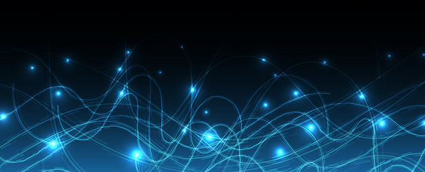 neural network concept connected cells with links vector image