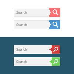 Search bar ui element icon in flat style vector