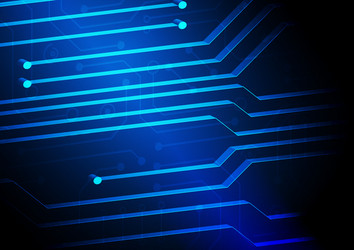 Circuit technology background with hi-tech digital vector