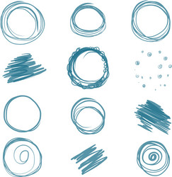 Abstract Scribble Collection vector image