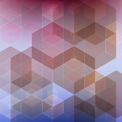 template design geometric color hexagon abstract vector image