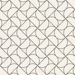 seamless pattern repeating geometric elements vector image