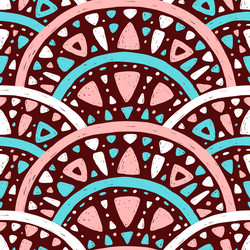 Art nouveau seamless pattern Royalty Free Vector Image