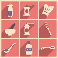 Flat with shadow concept and mobile application vector
