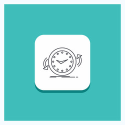 round button for backup clock clockwise counter vector image