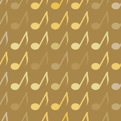 Seamless abstract background with notes vector