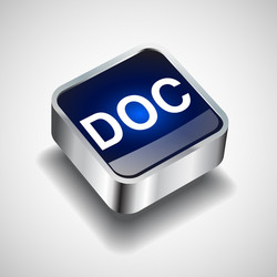 Icon format button file document vector