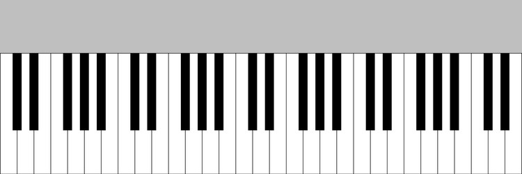 semple piano keyboard music instrument isolated vector