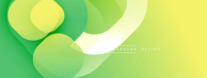 circular abstract design with overlapping vector image