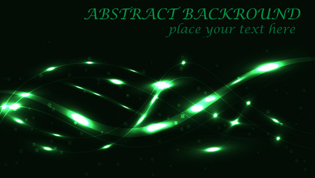 dark green abstract background bokeh vector image