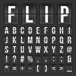 Digital Countdown Clock Numbers vector image