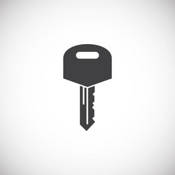 key icon on background for graphic and web design vector image