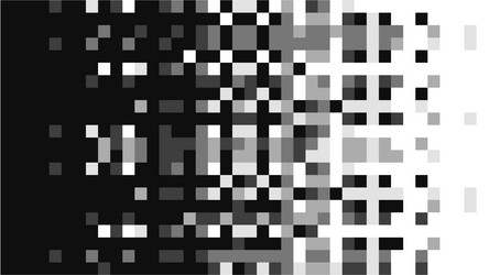 pixel disintegration background art 8 bit objects vector image