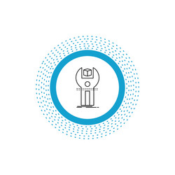 sdk app development kit programming line icon vector image