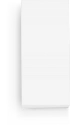 rectangular box mockup view from above vector image
