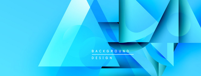 abstract blue design overlapping shapes create vector image