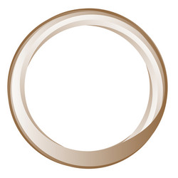 abstract circle circular design element icon vector image