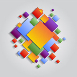 Colorful square vector