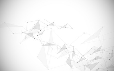 abstract connecting dots and lines connection vector image