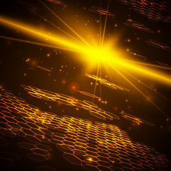 futuristic digital background with space for text vector image
