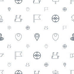 pointer icons pattern seamless white background vector