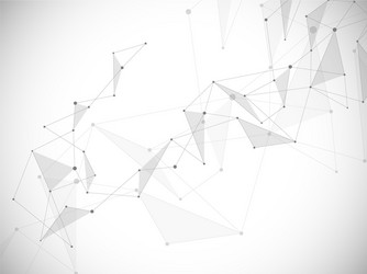 Abstract connecting dots and lines connection vector