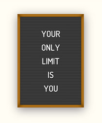 motivation letterboard quote vector