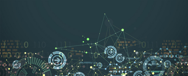 abstract technology circuit board high computer vector image