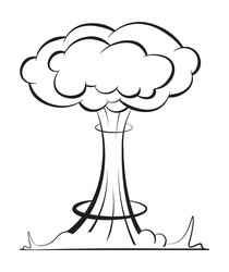 Nuclear Bomb Drawing Vector Images (over 510)