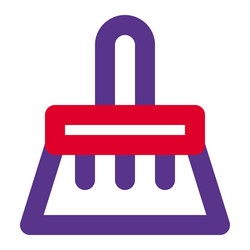 cleaner used to erasing inaccurate data vector image