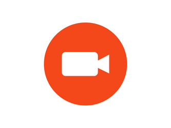 Video camera icon vector