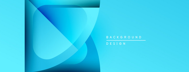 abstract blue design overlapping shapes create vector image