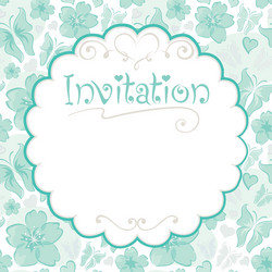 invitations card Vector Image