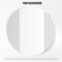 abstract lines template object design vector image