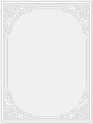 Decorative floral frame vector