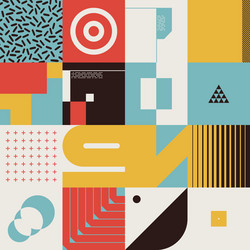 Digital design abstract pattern vector