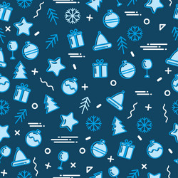 new year display seamless vector image