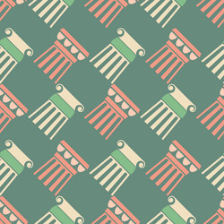 Seamless background with ancient columns vector