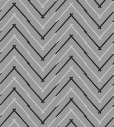 Monochrome pattern with gray and black chevron vector