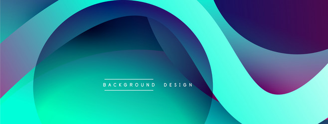 abstract overlapping lines and circles geometric vector