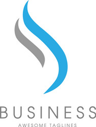 J letter wings logo design with black bird fly Vector Image