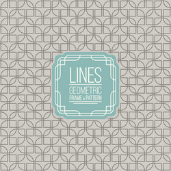 set of line pattern and linear frame vector image