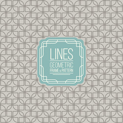 set of line pattern and linear frame vector