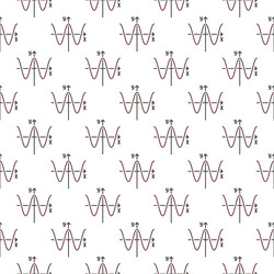 mathematics wave graph mathematical function line vector image