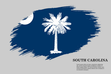 Brush stroke flag vector