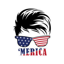 Fourth of July USA T-Shirt Vector Image