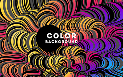 modern abstract design background rainbow flow vector image