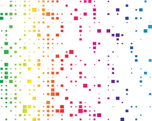 squares pixelated block pixels random mosaic vector image