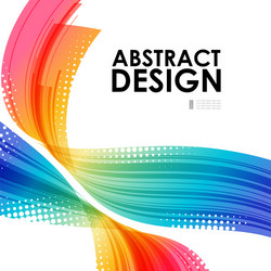 Dynamic Color Technology Background vector image